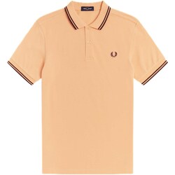 textil Hombre Tops y Camisetas Fred Perry Fp Twin Tipped Fred Perry Shirt Naranja