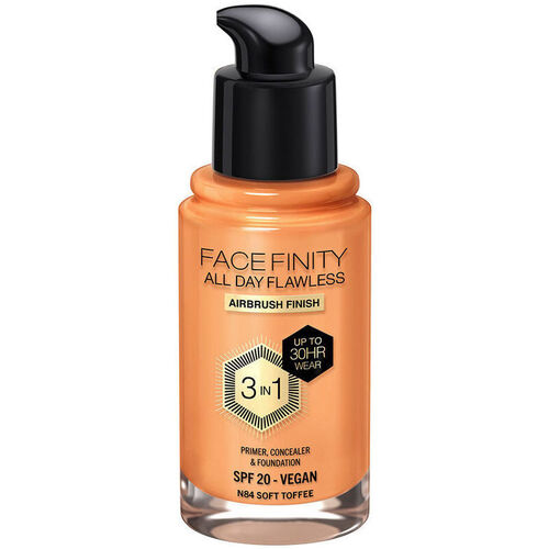Belleza Mujer Base de maquillaje Max Factor Facefinity All Day Flawless 3 In 1 Foundation n84-soft Toffee 