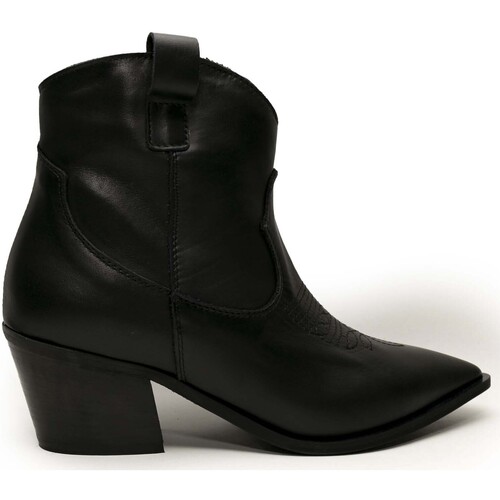 Zapatos Mujer Botas Tata Texani Tacco Medio Negro