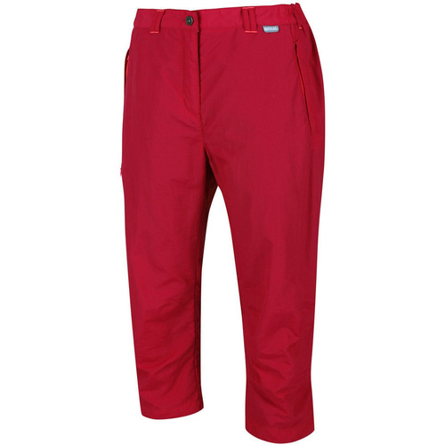 textil Mujer Pantalones de chándal Regatta Chaska Capri II Rojo