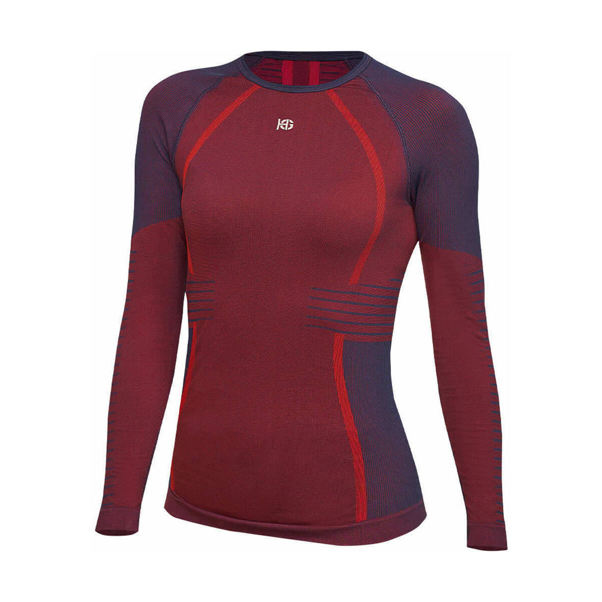 textil Mujer Camisas Sport Hg HG-PALMER LONG SLEEVED T-SHIRT Rojo