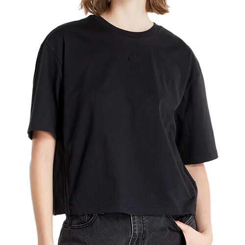 textil Mujer Camisetas manga corta adidas Originals  Negro