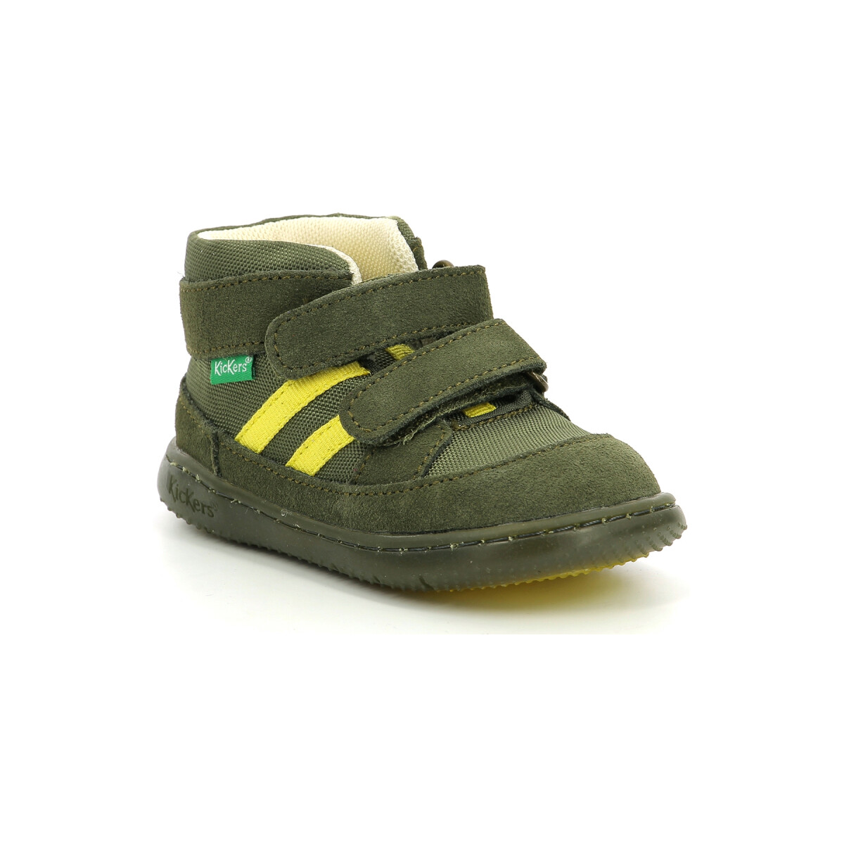 Zapatos Niño Botas de caña baja Kickers Kickbubblokro Verde