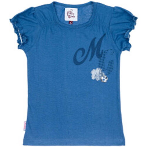 textil Niña Camisetas manga corta Miss Girly T-shirt manches courtes fille FABOULLE Azul