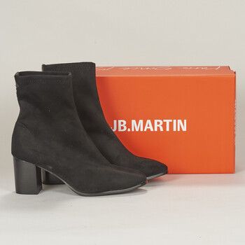 Zapatos Mujer Botines JB Martin VISION Toile / Aterciopleado / Negro