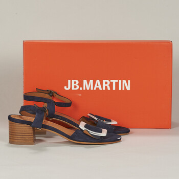 Zapatos Mujer Sandalias JB Martin ELIANE Cabra / Piel / Marino