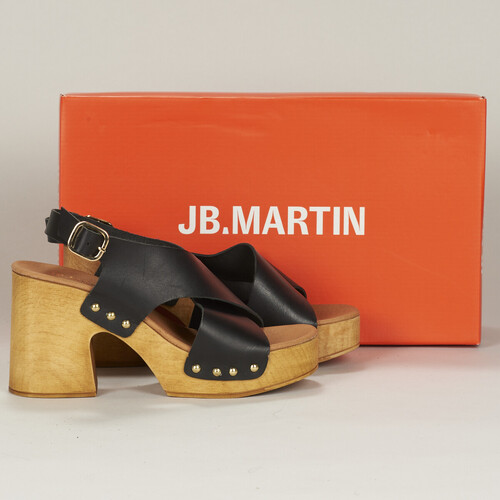 Zapatos Mujer Zuecos (Clogs) JB Martin AIMEE Buffle / Negro