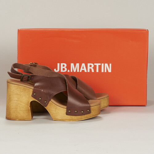 Zapatos Mujer Zuecos (Clogs) JB Martin AIMEE Buffle / Marrón