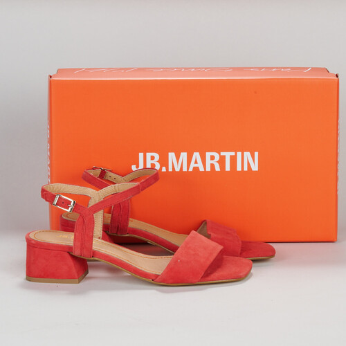 Zapatos Mujer Sandalias JB Martin VALSER Cabra / Piel / Rojo