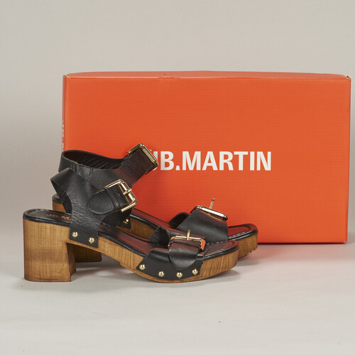 Zapatos Mujer Zuecos (Clogs) JB Martin DONA Vacuno / Negro