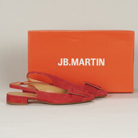 Zapatos Mujer Bailarinas-manoletinas JB Martin VARIA Cabra / Piel / Rojo