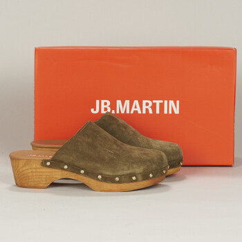 Zapatos Mujer Zuecos (Clogs) JB Martin ALICE Piel / Kaki