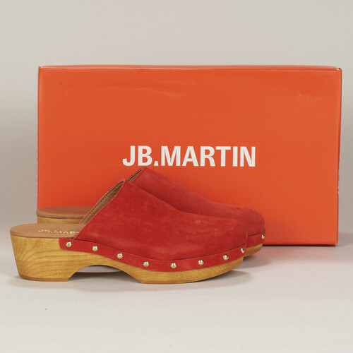 Zapatos Mujer Zuecos (Clogs) JB Martin ALICE Piel / Coral