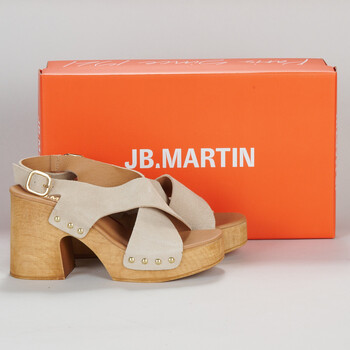 Zapatos Mujer Zuecos (Clogs) JB Martin AIMEE Piel / Beige