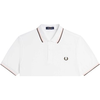 textil Hombre Tops y Camisetas Fred Perry Fp Twin Tipped Fred Perry Shirt Blanco