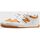 Zapatos Hombre Deportivas Moda New Balance BB480 LMO-WHITE/ORANGE Blanco