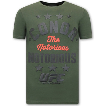 textil Hombre Camisetas manga corta Local Fanatic Or Notorious Camiseta Hombre UFC Verde