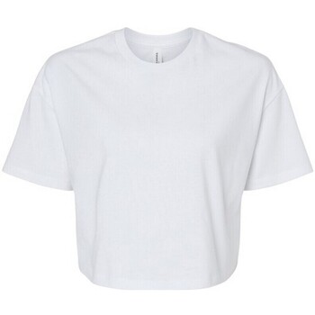 textil Mujer Camisetas manga larga Bella + Canvas  Blanco