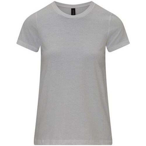 textil Mujer Camisetas manga larga Gildan Softstyle CVC Blanco
