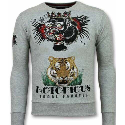 textil Hombre Sudaderas Local Fanatic Or Notorious Tattoo Gris