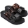 Zapatos Mujer Sandalias Melissa Cozy Slide - Black/Clear Tortoise Negro