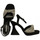Zapatos Mujer Botas Noa Harmon sandalia modelo venus con nudo y plataforma Negro