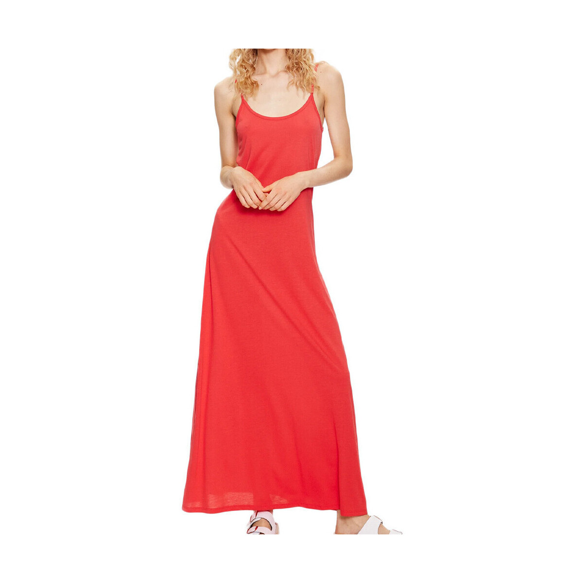 textil Mujer Vestidos largos JDY  Rojo