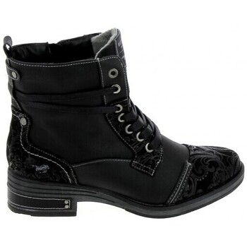 Zapatos Mujer Botines Mustang Boots 1293501 Noir Negro