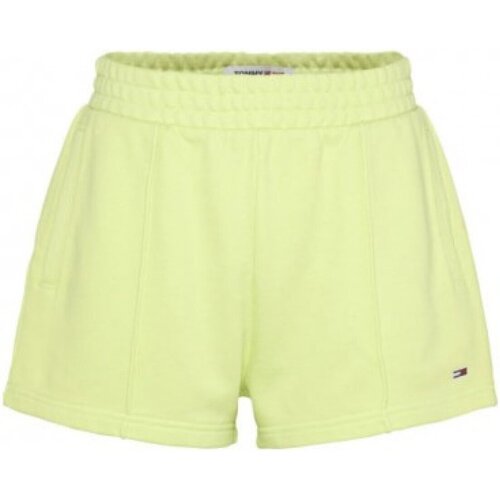 textil Shorts / Bermudas Tommy Jeans DW0DW12626 - Mujer Amarillo