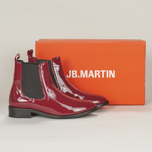 Zapatos Mujer Botas de caña baja JB Martin ATTENTIVE Barniz / Burdeo