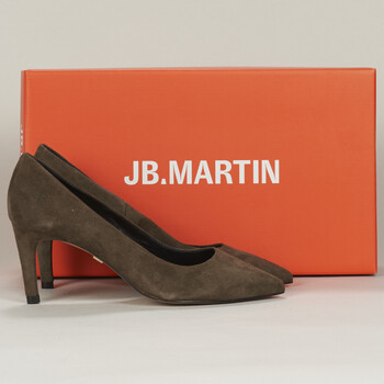 Zapatos Mujer Zapatos de tacón JB Martin ELSA Cabra / Piel / Kaki