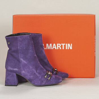 Zapatos Mujer Botines JB Martin VOLTIGE Cabra / Piel / Violeta
