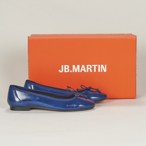 Zapatos Mujer Bailarinas-manoletinas JB Martin STORY Barniz / Azul / Rock