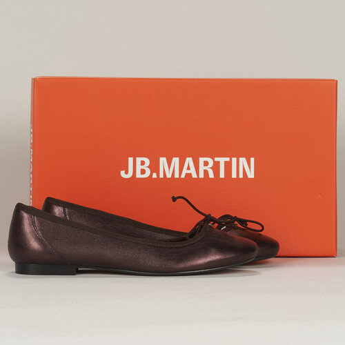 Zapatos Mujer Bailarinas-manoletinas JB Martin STORY Cabra / Metal / Marrón