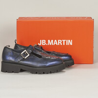 Zapatos Mujer Derbie JB Martin FIONA Cabra / Brush / Azul / Tresse