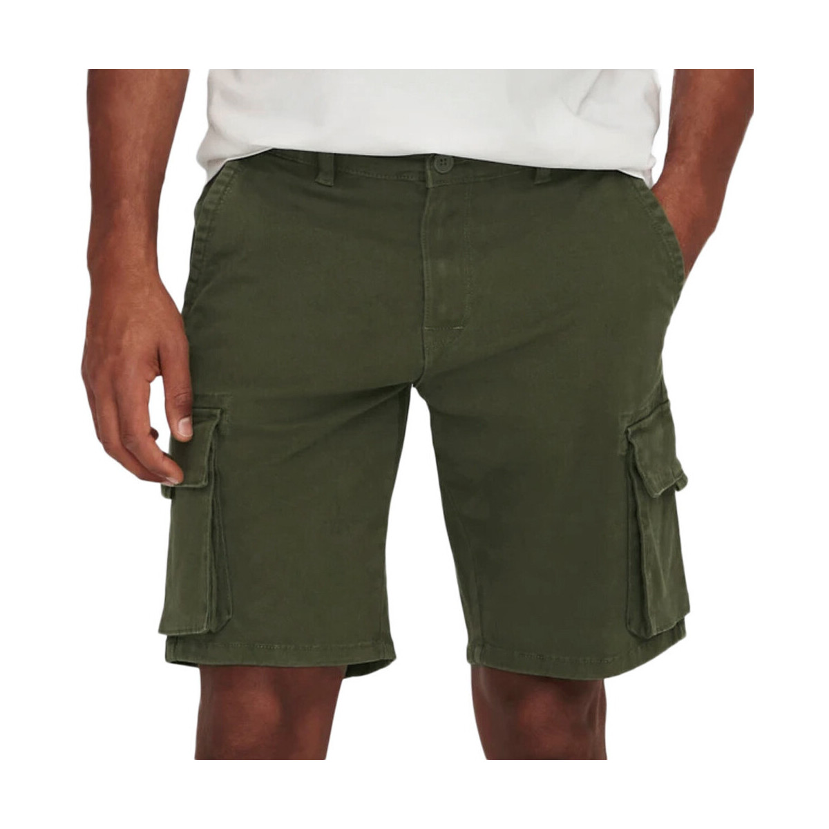 textil Hombre Shorts / Bermudas Only & Sons   Verde
