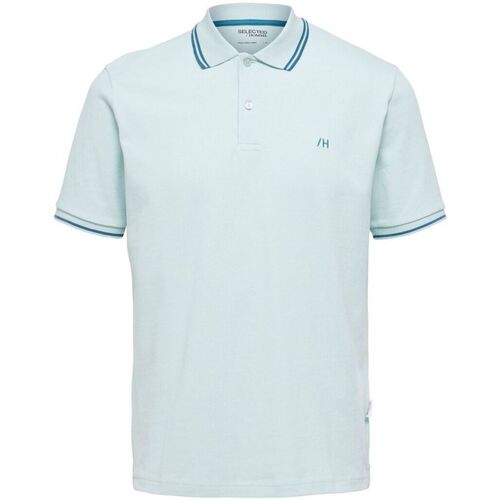 textil Hombre Tops y Camisetas Selected 16087840 DANTE SPORT-HARBOR GRAY Azul