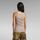 textil Mujer Tops / Blusas G-Star Raw D22768 B289 TANK-5788 DUMIC Beige
