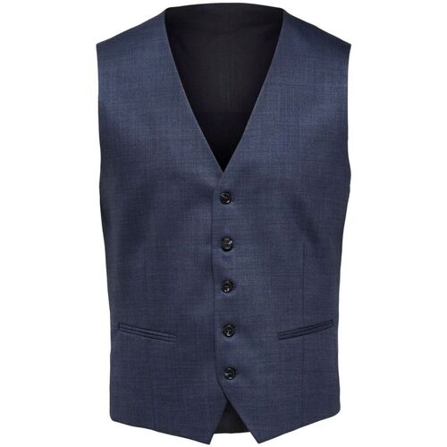textil Hombre Chaquetas Selected 16090173 STATE FLEX-DARK BLUE Azul