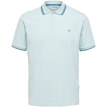 textil Hombre Tops y Camisetas Selected 16087840 DANTE SPORT-HARBOR GRAY Azul
