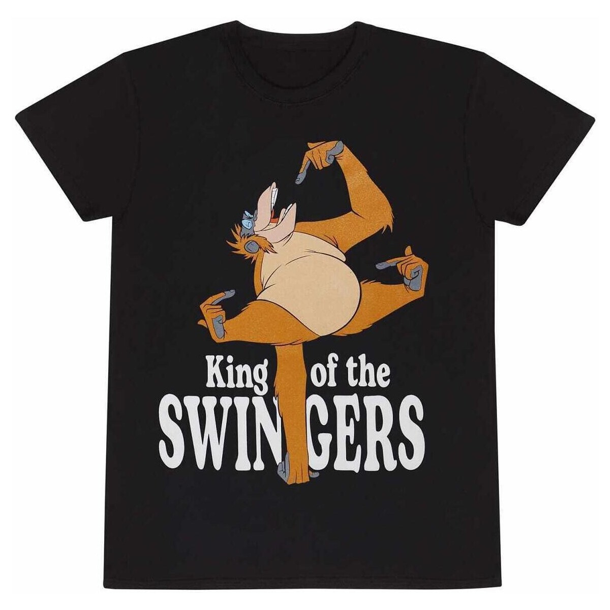 textil Camisetas manga larga Jungle Book King Of The Swingers Negro