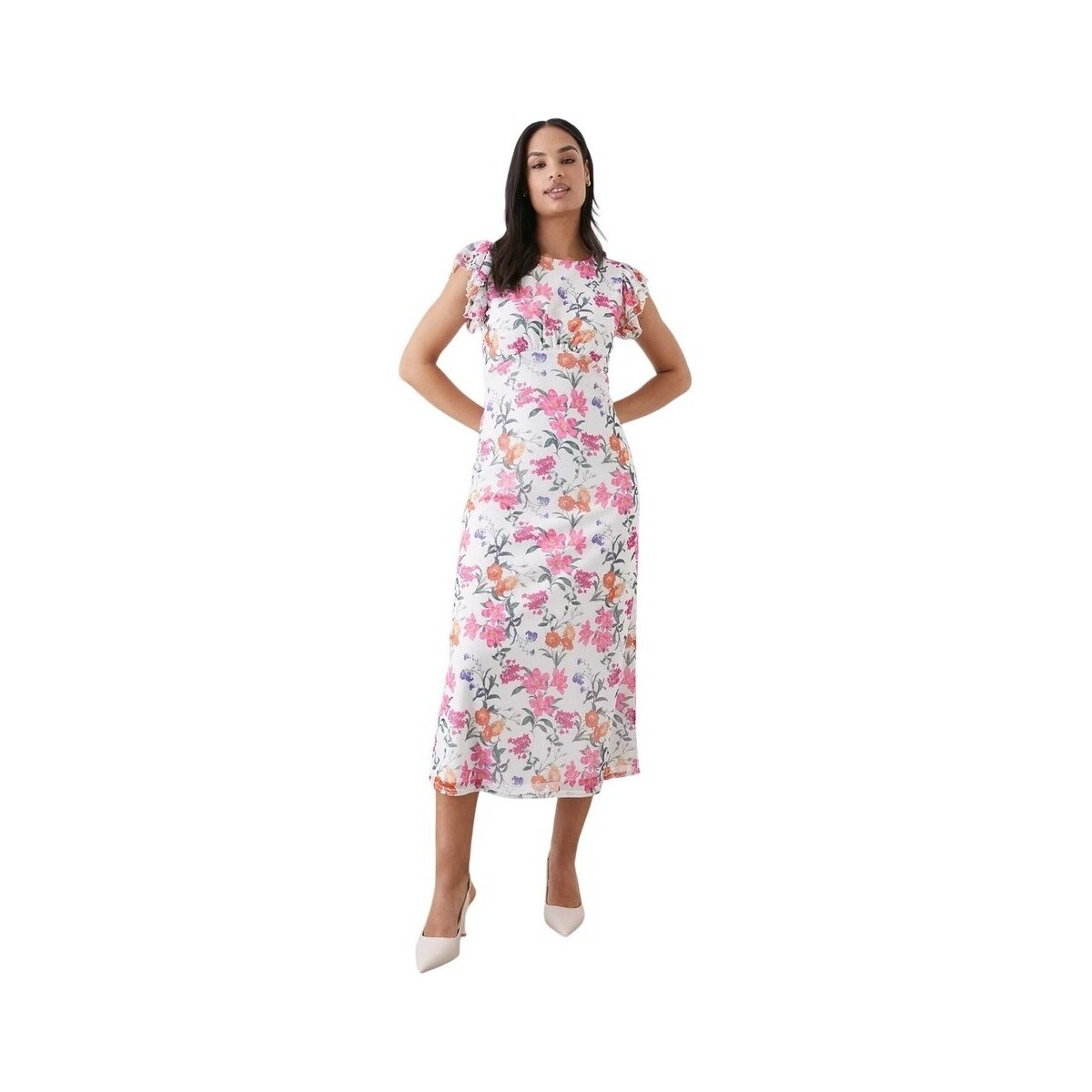textil Mujer Vestidos Dorothy Perkins DP2259 Blanco