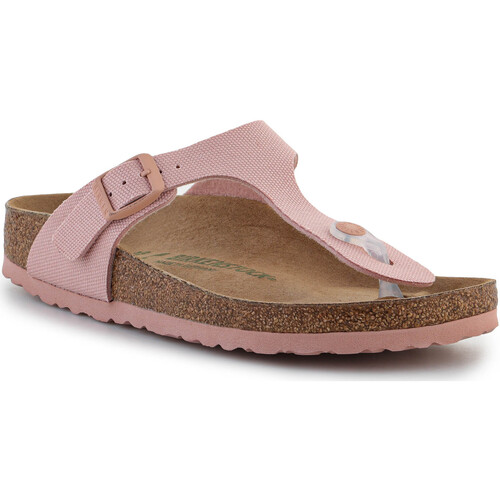 Zapatos Mujer Zuecos (Mules) Birkenstock Sandały Gizeh 1024134 Soft Pink Rosa