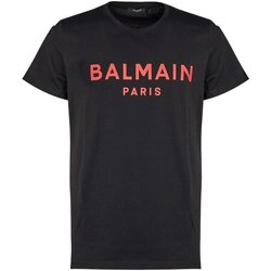 textil Hombre Camisetas manga corta Balmain YH4EF000 BB65 - Hombres Negro