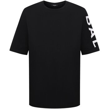textil Hombre Camisetas manga corta Balmain XH1EH015 BB15 - Hombres Negro