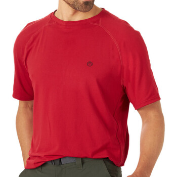 textil Hombre Camisetas manga corta Wrangler  Rojo
