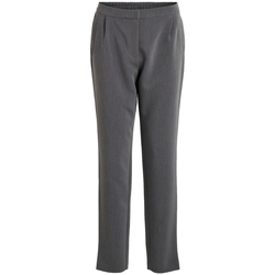 textil Mujer Pantalones Vila Piper Pants - Dark Grey Melange Gris