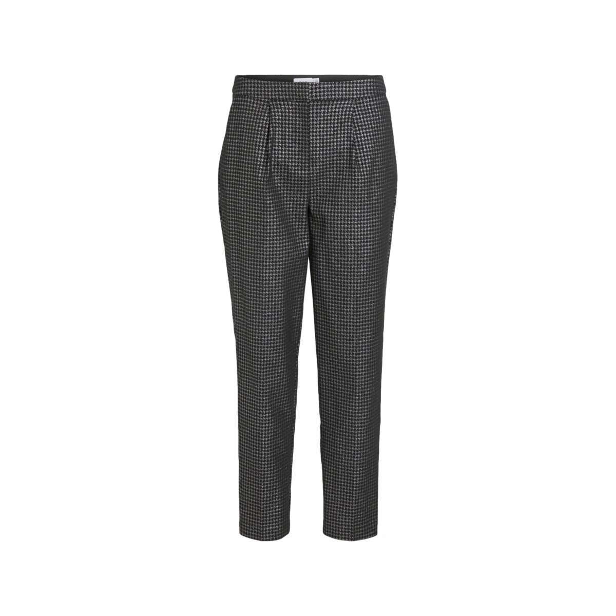 textil Mujer Pantalones Vila Trousers Shine 7/8 - Black/silver Negro
