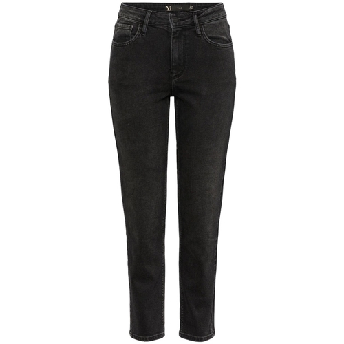 textil Mujer Pantalones Y.a.s YAS Jeans Zeo - Black Negro