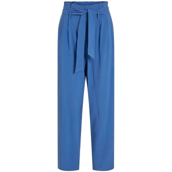 textil Mujer Pantalones Vila Noos Pants Kaya 7/8 - Federal Blue Azul